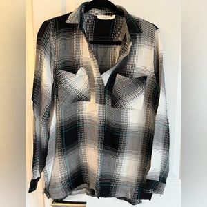 Lush size small soft and is perfect if you want to front tuck